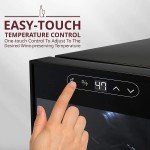 Schmécké 34-Bottle Compact Wine Cooler with Lock