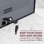 Schmécké 34-Bottle Compact Wine Cooler with Lock