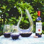 Hand Blown Crystal Wine Decanter & Aerator