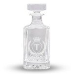 Personalized Engraved Whiskey Decanter and Glass Set
