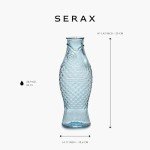 Elegant Clear Glass Water Pitcher by Paola Navone