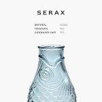 Elegant Clear Glass Water Pitcher by Paola Navone