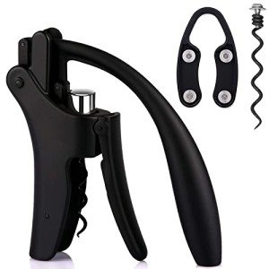 KEISSCO Vertical Lever Corkscrew Wine Opener Set