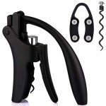KEISSCO Vertical Lever Corkscrew Wine Opener Set