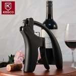 KEISSCO Vertical Lever Corkscrew Wine Opener Set