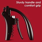 KEISSCO Vertical Lever Corkscrew Wine Opener Set