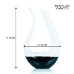Hand Blown Crystal Wine Decanter & Aerator