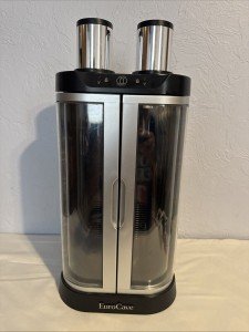 Dual Zone Wine Bottle Cooler for Countertop