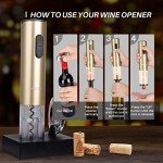 Automatic Electric Wine Opener with Foil Cutter
