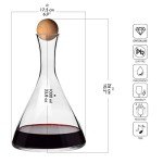 Krosno 33.8 oz Wine Decanter - Avant-Garde Design