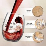 Golden Girls Stemless Wine Glass Set of 4