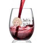 Golden Girls Stemless Wine Glass Set of 4
