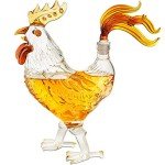 Cock Decanter - 500ml Rooster Wine & Whiskey Glass