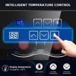 Compact 6-Bottle Wine Cooler with Digital Temperature
