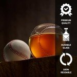 Baseball-Themed Whiskey Glass - Perfect Gift Set