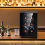 Compact 6-Bottle Wine Cooler with Digital Temperature