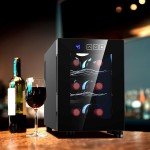 Compact 6-Bottle Wine Cooler with Digital Temperature