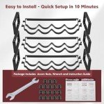Stackable Metal Wine Rack - 3 Tier Holder
