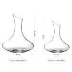 Elegant Hand-Blown Wine Decanter - 1100ml