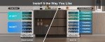 Untomax Dual Zone Wine Cooler for 33 Bottles