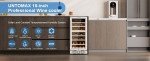 Untomax Dual Zone Wine Cooler for 33 Bottles