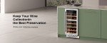 Untomax Dual Zone Wine Cooler for 33 Bottles