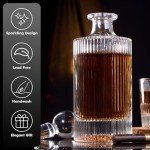 Lily's Home Elegant Whiskey Decanter with Stopper