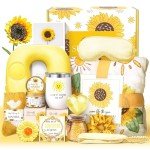 Sunflower Self-Care Gift Set with Wine Tumbler