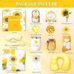 Sunflower Self-Care Gift Set with Wine Tumbler