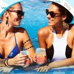 Coastal Stemless Wine Glass Set – 6 Pieces