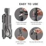 Soenglyun Easy Corkscrew Wine Opener with Foil Cutter
