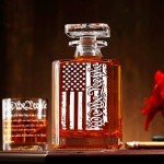 Engraved We The People Whiskey Decanter Set
