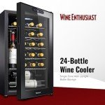 24-Bottle Wine Cooler with Digital Touchscreen Display