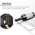 24-Bottle Wine Cooler with Digital Touchscreen Display