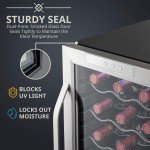 Ivation 18-Bottle Stainless Steel Wine Cooler