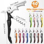 40-Piece Multi-Color Wine Corkscrew Set