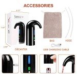 Electric Wine Aerator and Dispenser Gift Set