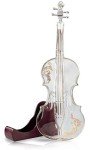 Violin-Shaped Decanter with Mahogany Base - 1000 ML