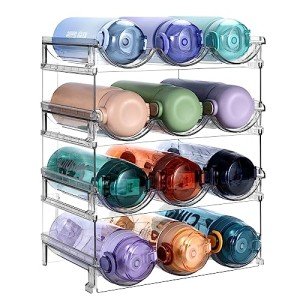 4-Pack Stackable Wine & Bottle Storage Rack