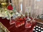 Gothic Skull Decanter Set with Glasses
