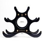 Compact Wooden Wine Rack for 6 Bottles