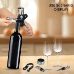 Huitban Silver Rabbit Corkscrew Wine Opener Set