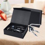 Huitban Silver Rabbit Corkscrew Wine Opener Set