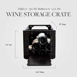 Stackable Wine Storage System for 72 Bottles