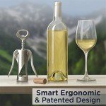 Elegant All-Metal Wine Opener with Velvet Pouch