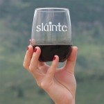 Irish Cheers Stemless Wine Glass Set of 2