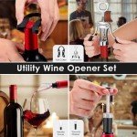 IPOW Wine Opener Set with Accessories for Lovers