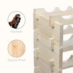 ZENY Stackable Wood Wine Rack for 96 Bottles