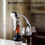 Compact Stainless Steel Corkscrew Wine Opener with Cutter