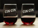 Italian Cheers Stemless Wine Glasses - Set of 2